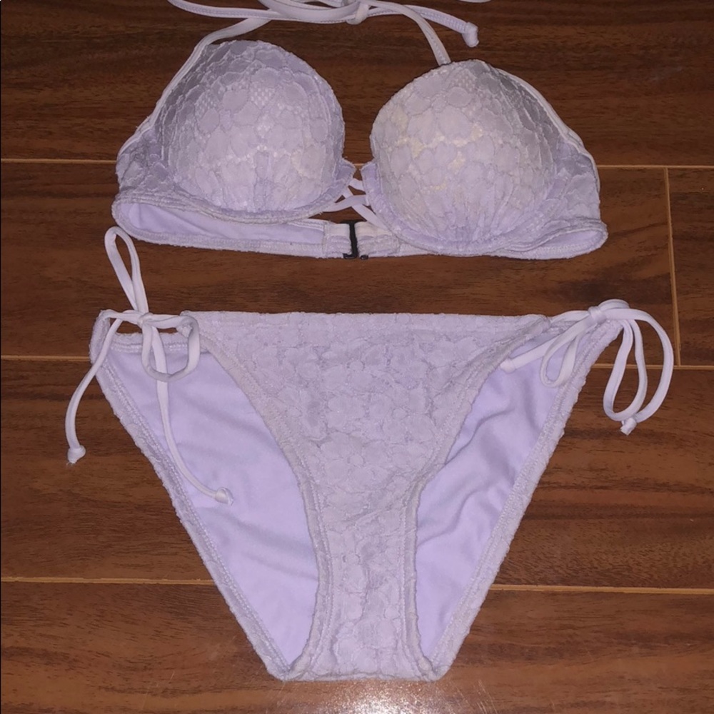 Abercrombie lace push up bikini